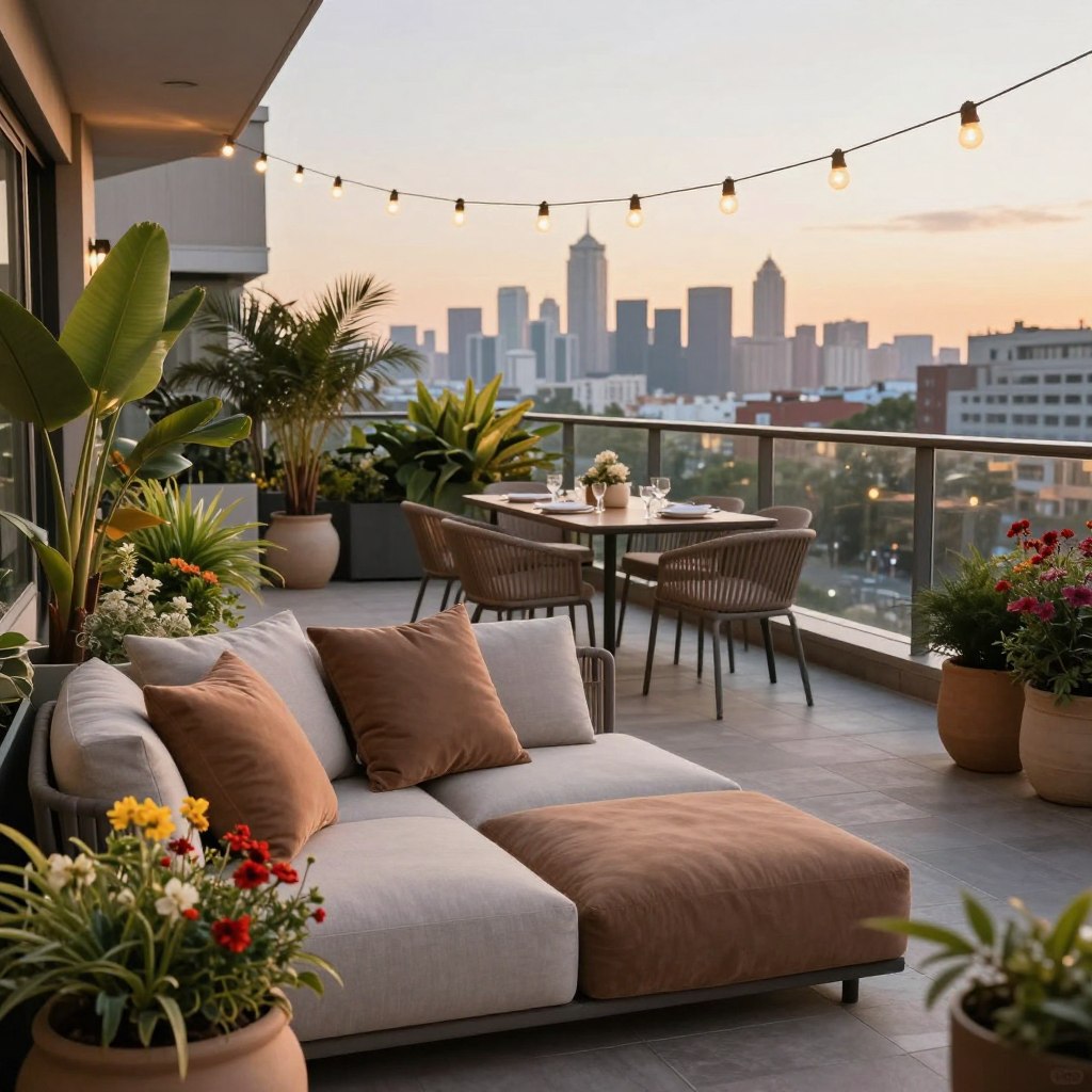 Large balcony decor ideas