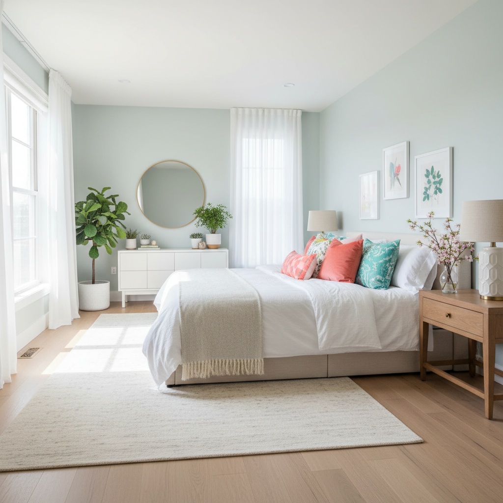 Spring bedroom ideas