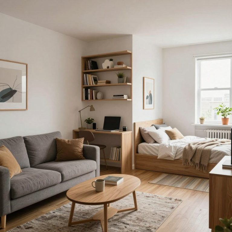 Studio apartment decor